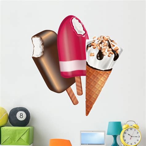 Ice Cream Wall Mural By Wallmonkeys Peel And Stick Graphic 48 In H X