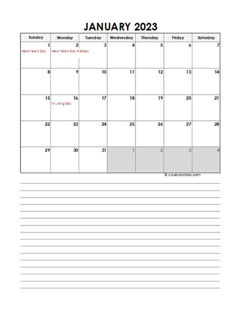 2023 Calendar Free Printable Excel Templates Calendarpedia 2023