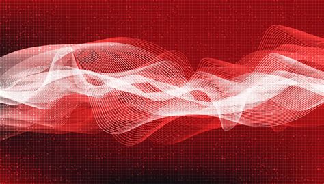 Dark Red Digital Sound Wave Background 692010 Vector Art At Vecteezy