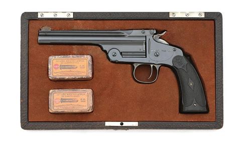 Fine Presentation Smith And Wesson Second Model Single Shot Pistol