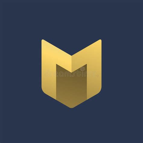Letter M Shield Logo Stock Illustrations 3224 Letter M Shield Logo