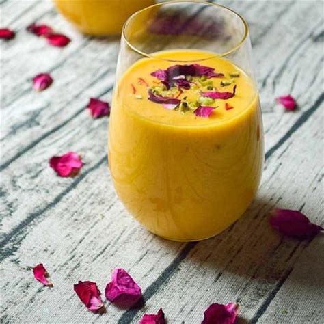 Vegan Mango Rose Lassi