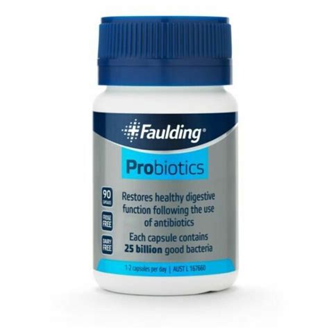 Faulding Probiotics 90 Capsules 9316100389411 For Sale Online Ebay