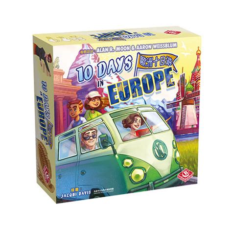 10 Days In Europe Board Games Zatu Games Uk