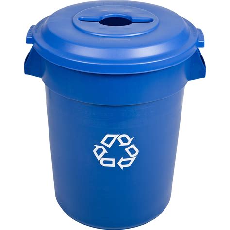 Rubbermaid Gallon BRUTE Blue Recycling Container Trash