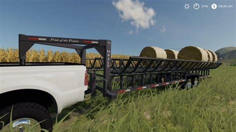 Prarie Bale Trailer V10 Fs19 Farming Simulator 22 мод Fs 19 МОДЫ