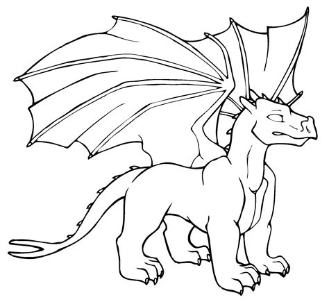 Dragon Coloring Pages Sketch Coloring Page