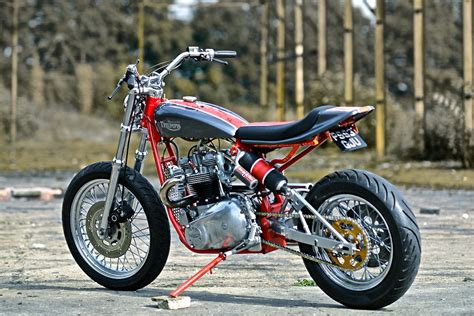 Trade big turbo audi a4, 99 maxima for street bik. Glenn's T120 Street tracker | Inazuma café racer