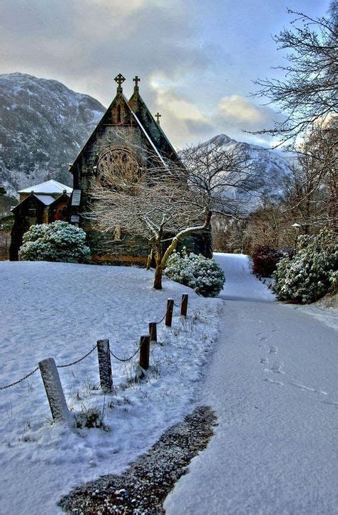 Beautiful Winter Church Scenes