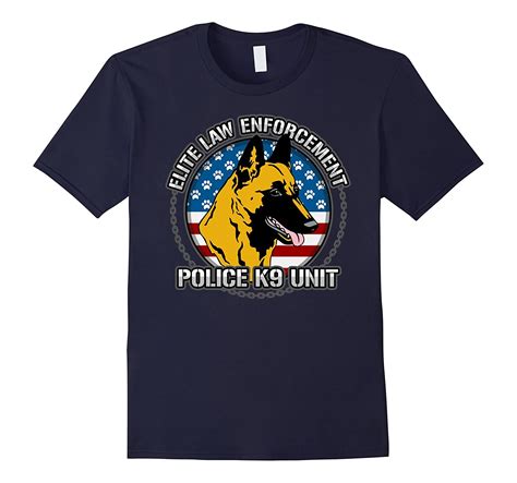 Police K9 Unit Belgian Malinois Shirt Anz Anztshirt