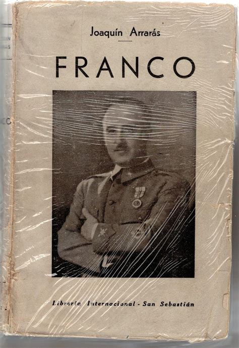Franco By Joaquín Arrarás Bien Encuadernación De Tapa Blanda 1937 1ª