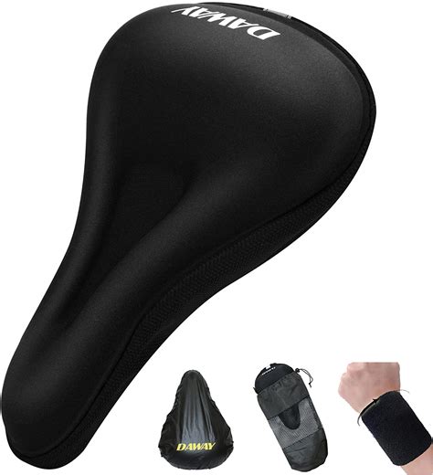 Wholesale Daway Comfortable Bike Seat Cover Extra Soft Gel And Foam Padded Exercise Bicycle