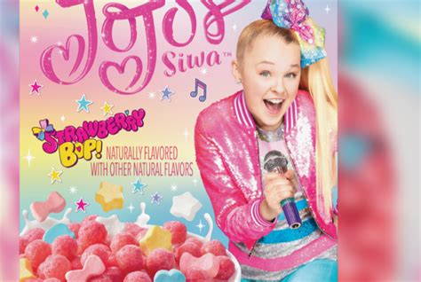 Out Teen Sensation Jojo Siwa Has A Strawberry Bop Cereal Coming Out