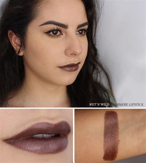 Review Wet N Wild Silk Finish Lipstick In Cashmere The Beauty Milk Lipstick Swatches