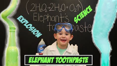 Elephant Toothpaste Science Experiment Science Fair Projects Stem Projects Youtube