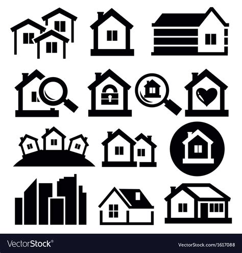 Real Estate Icon Set 135857 Free Icons Library