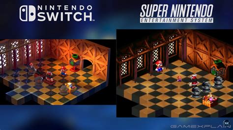 Super Mario RPG SNES Vs Switch Comparison GoNintendo