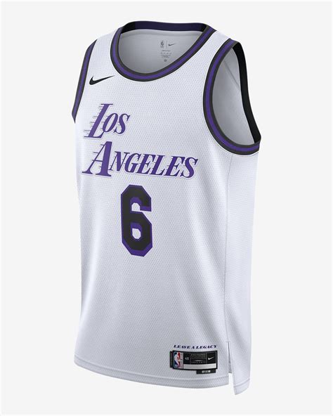 Lebron James Los Angeles Lakers City Edition Nike Dri Fit Nba Swingman