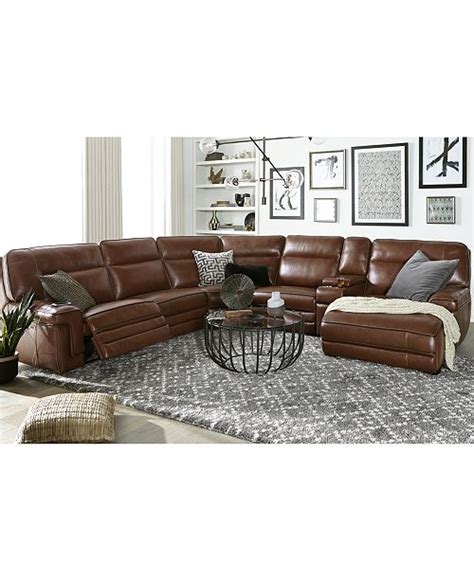 Living Room Leather Sectionals With Recliners