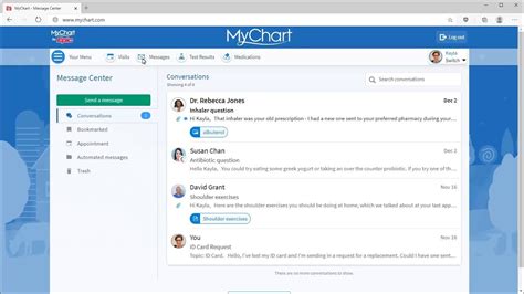 How To Send Mychart Message In Epic
