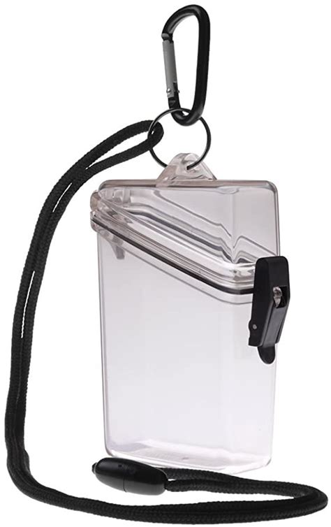 Witz See It Safe Waterproof Idbadge Holder Case Clear Safety