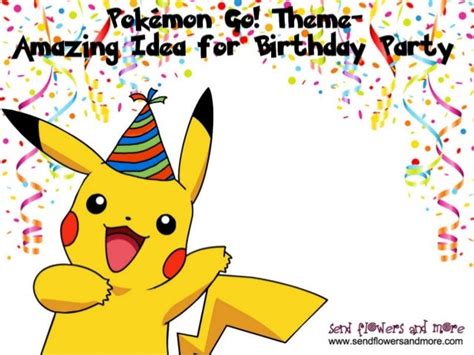 Pokemon Go Theme Amazing Idea For Birthday Party