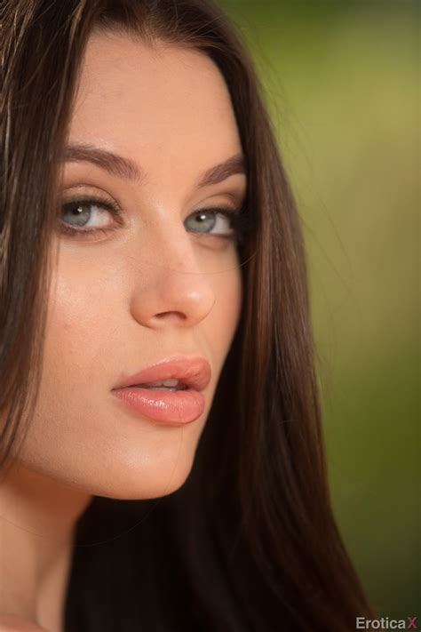 Lana Rhoades Women Brunette Pornstar Long Hair Juicy Lips Parted