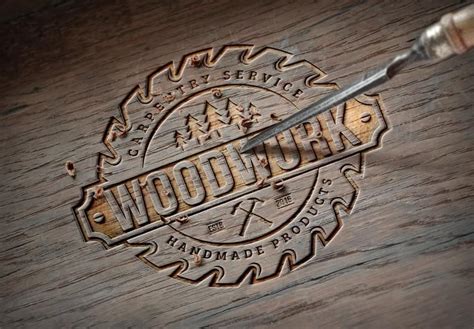 Logo Design Woodwork And Carpentry Logo Custom Logo Etsy Logo