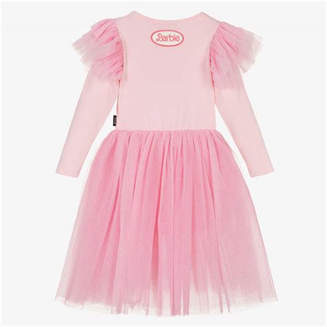 Rock Your Baby Girls Pink Barbie Silhouette Dress Childrensalon