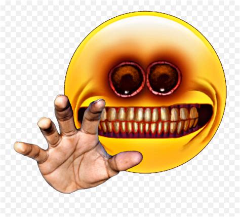 Grab Hand Emoji Cursed Cursedemoji Sticker By Str Smiley The Hand