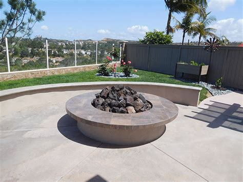 Rodriguez Fire Pit Project In Carmel Valley Pacific Dreamscapes Of