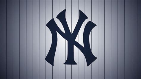 Yankees Baseball Logo In Stripes Background Hd Yankees Wallpapers Hd