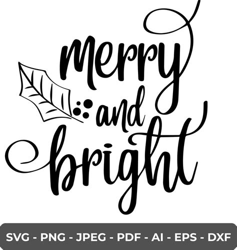 Kerstmis Svg Vakantie Svg Cricut Clipart Cricut Svg Etsy