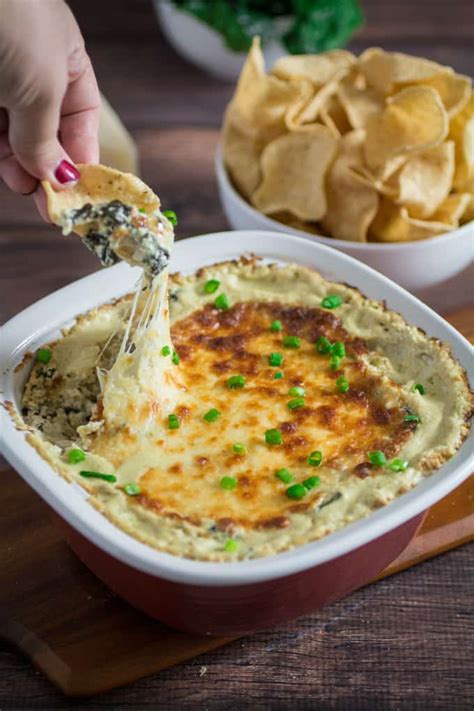 The Best Spinach Artichoke Dip Dishing Delish