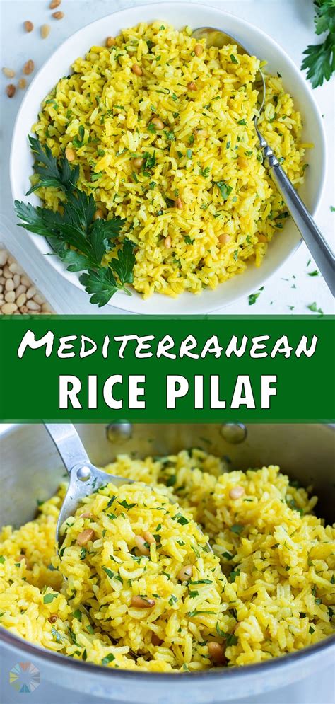 Mediterranean Yellow Rice Recipe Evolving Table Recipe Rice Side