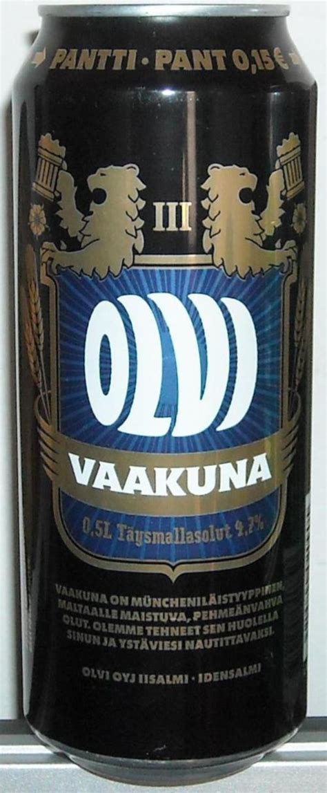 Olvi Beer 500ml Finland