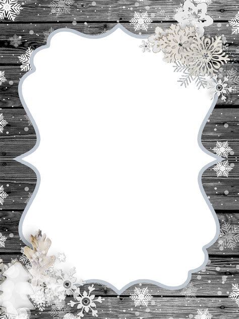 Winter Frame Png In 2022 Paper Background Design Christmas Frames
