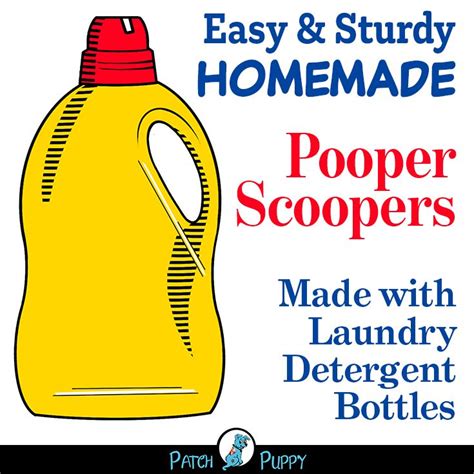 Your scoop is ready to use! Easy & Sturdy Homemade Pooper Scoopers Made w/ Laundry Detergent Bottles (With images) | Pooper ...