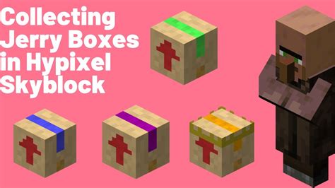 Collecting Jerry Boxes In Hypixel Skyblock Gamer For Kids And Adults