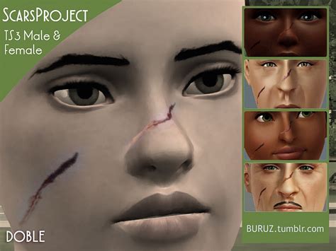 The Sims Resource Scars Project Doble