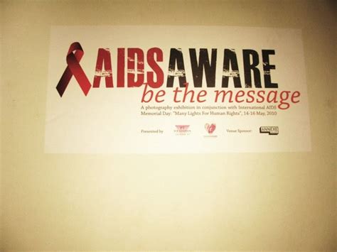 The Red Project Aids Aware Be The Message
