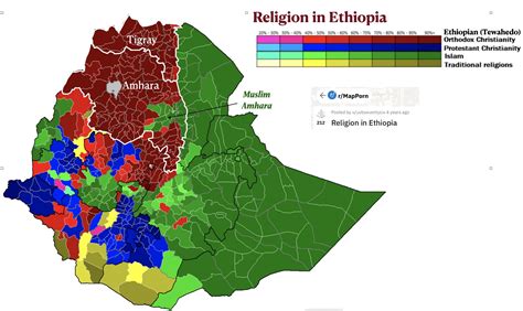 Religion Ethnicity And Conflict In Ethiopia And Eritrea Geocurrents