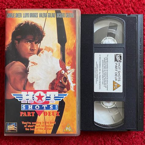Hot Shots Part Deux Vhs Video 1993 8507 Horror Stock