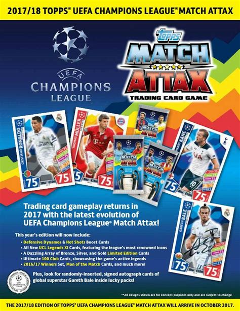 201718 Topps Uefa Champions League Match Attax Soccer Box Da Card World