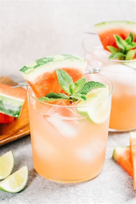 Vodka Watermelon Cocktails Are The Perfect Refreshing Drink Recipe Watermelon Vodka