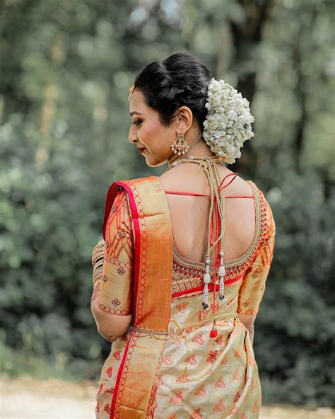 South Indian Real Bride Designer Blouse Designs K4 Fashion