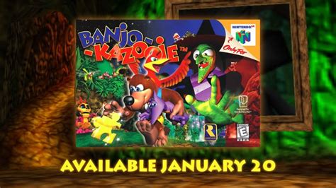 N64 Classic Banjo Kazooie приєднається до Nintendo Switch Online цього