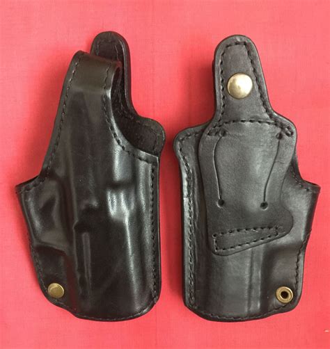 Black Leather Rh Holster For Colt Defender Compact Sandw 6906 Formed