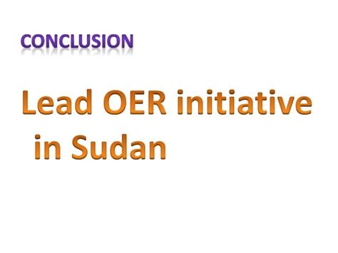 Oer At The Open University Of Sudan