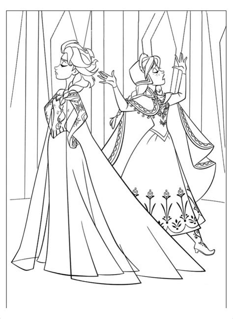 Everybody loves frozen and its loveable anna and elsa.below are printable coloring pages of the characters anna, elsa, kristoff, hans, olaf and sven the reindeer from frozen. there are a variety of combinations of characters and levels of difficulty, but everybody should be able to find something they will find fun to color. FREE 14+ Frozen Coloring Pages in AI | PDF